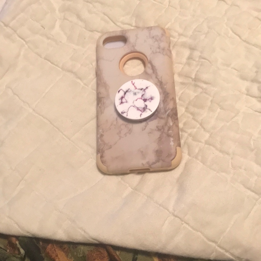 3 piece rose gold marble case for iPhone 7/8